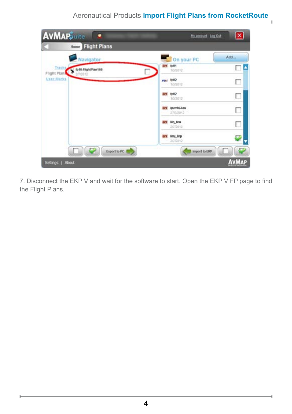 AvMap EKP V RocketRoute User Manual | Page 4 / 5