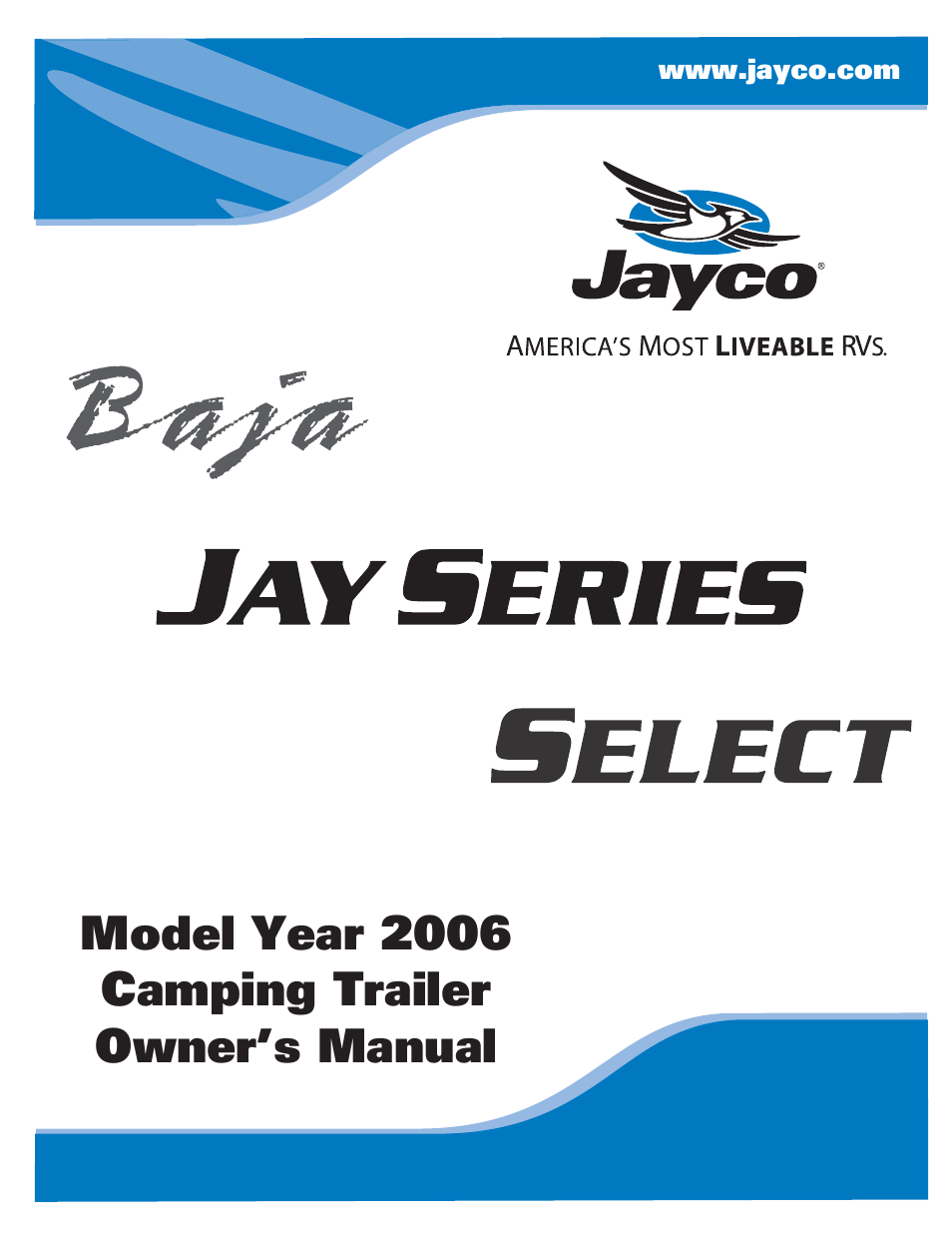 Baja Marine JAY SERIES YEAR 2006 User Manual | 114 pages