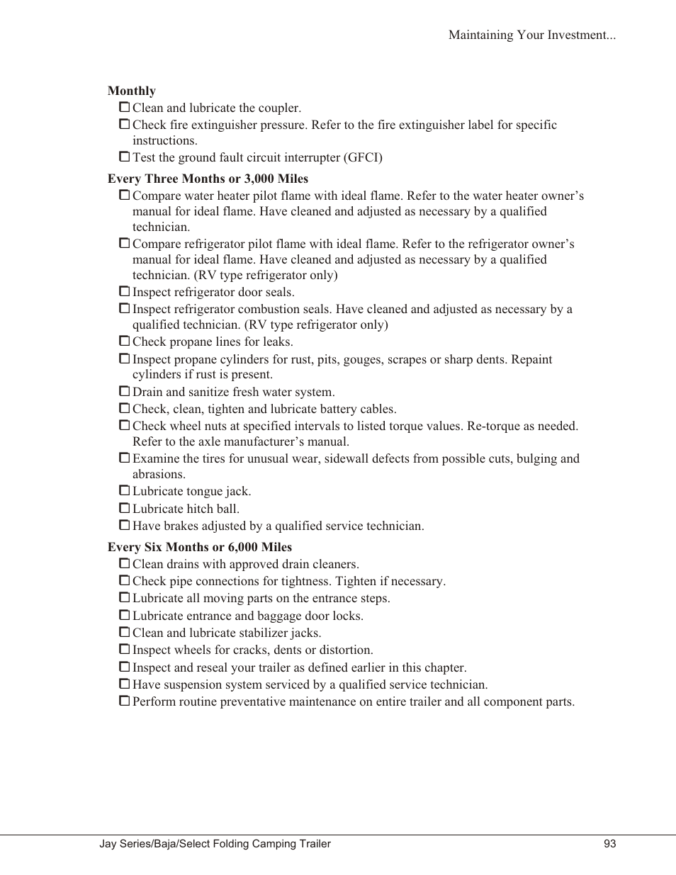 Baja Marine JAY SERIES YEAR 2006 User Manual | Page 103 / 114