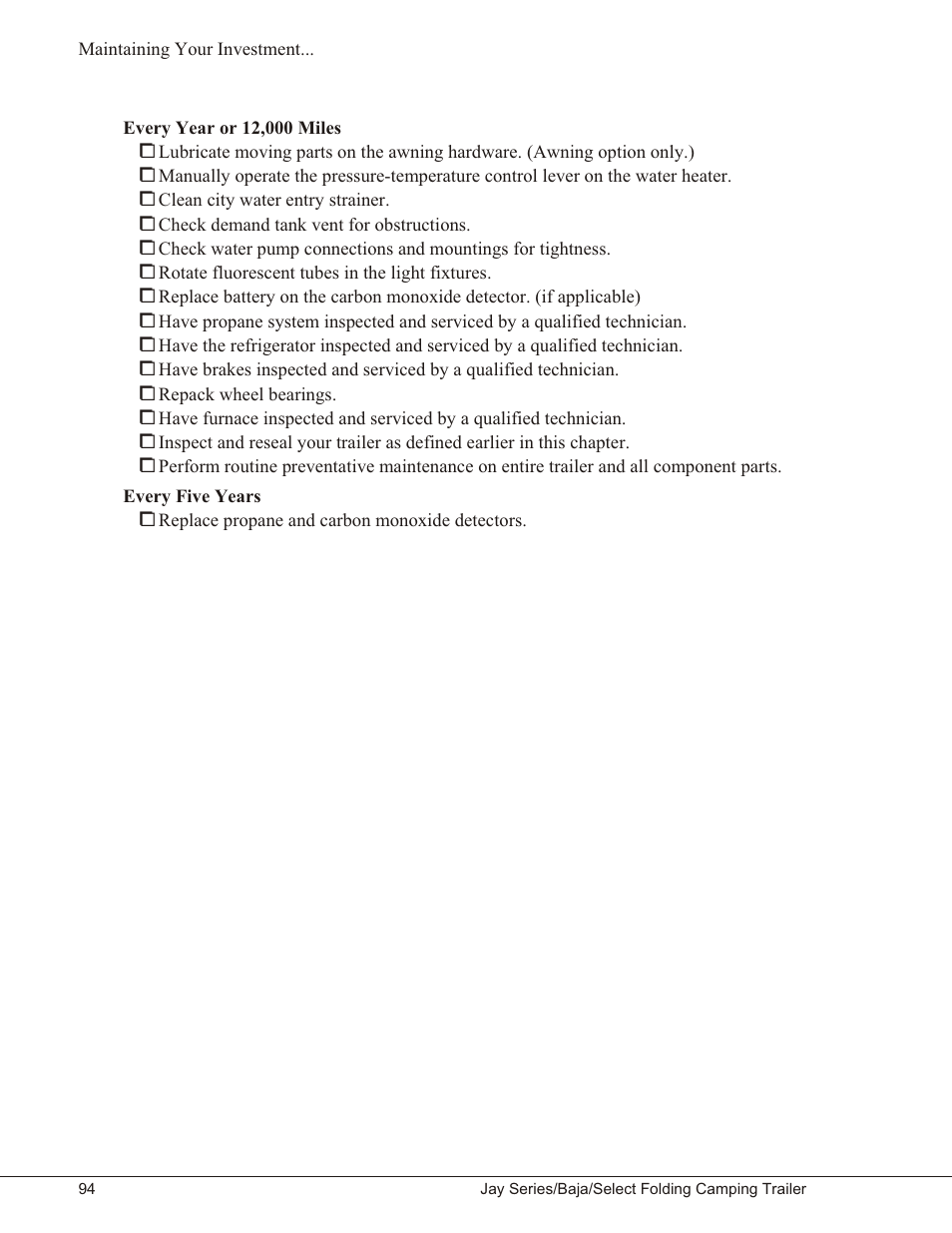 Baja Marine JAY SERIES YEAR 2006 User Manual | Page 104 / 114