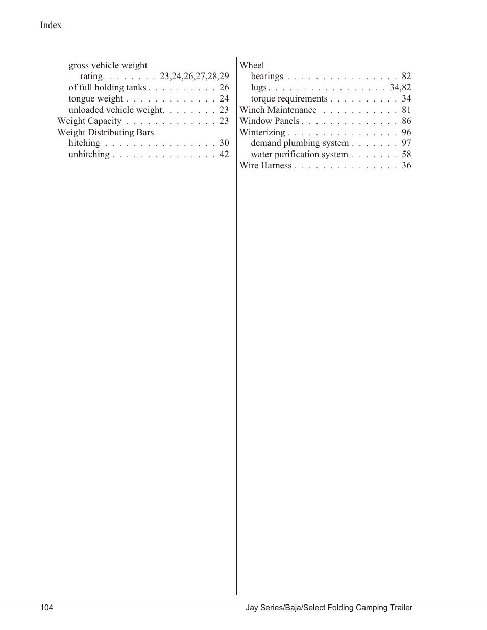 Baja Marine JAY SERIES YEAR 2006 User Manual | Page 114 / 114