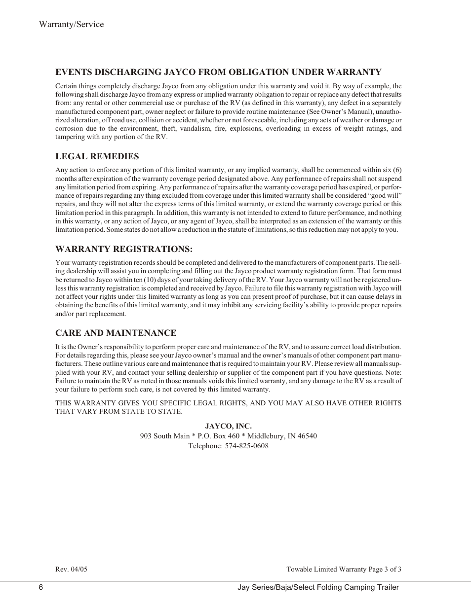 Baja Marine JAY SERIES YEAR 2006 User Manual | Page 16 / 114