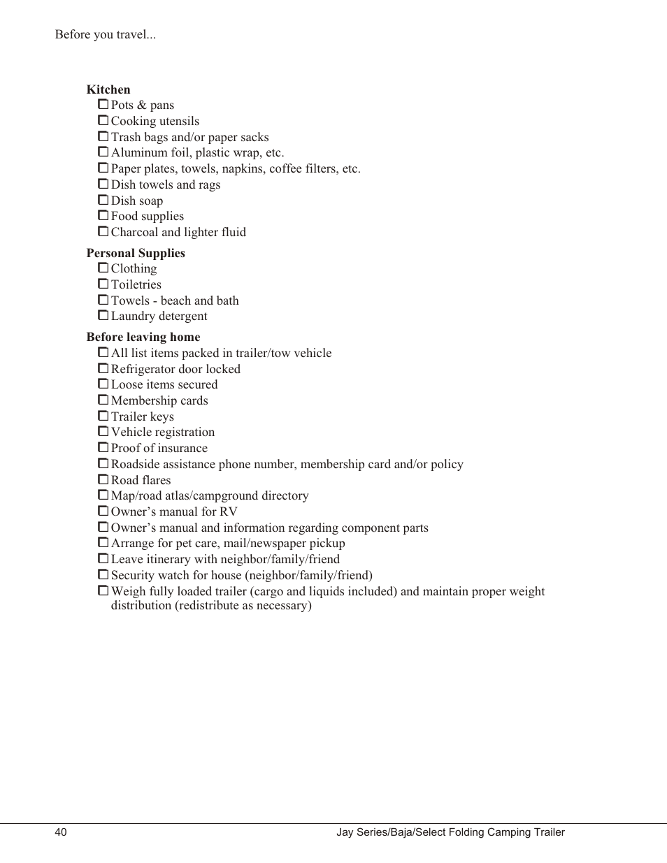 Baja Marine JAY SERIES YEAR 2006 User Manual | Page 50 / 114