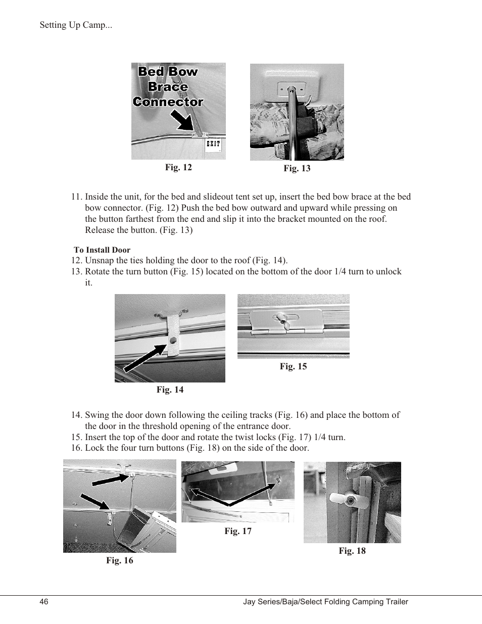 To install door 46, To install door | Baja Marine JAY SERIES YEAR 2006 User Manual | Page 56 / 114