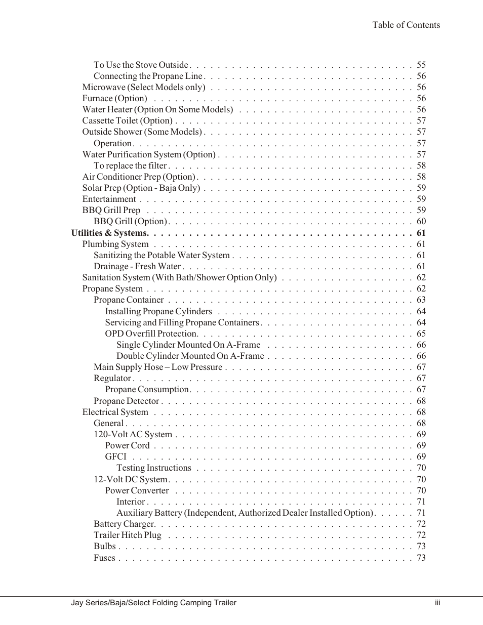 Baja Marine JAY SERIES YEAR 2006 User Manual | Page 7 / 114