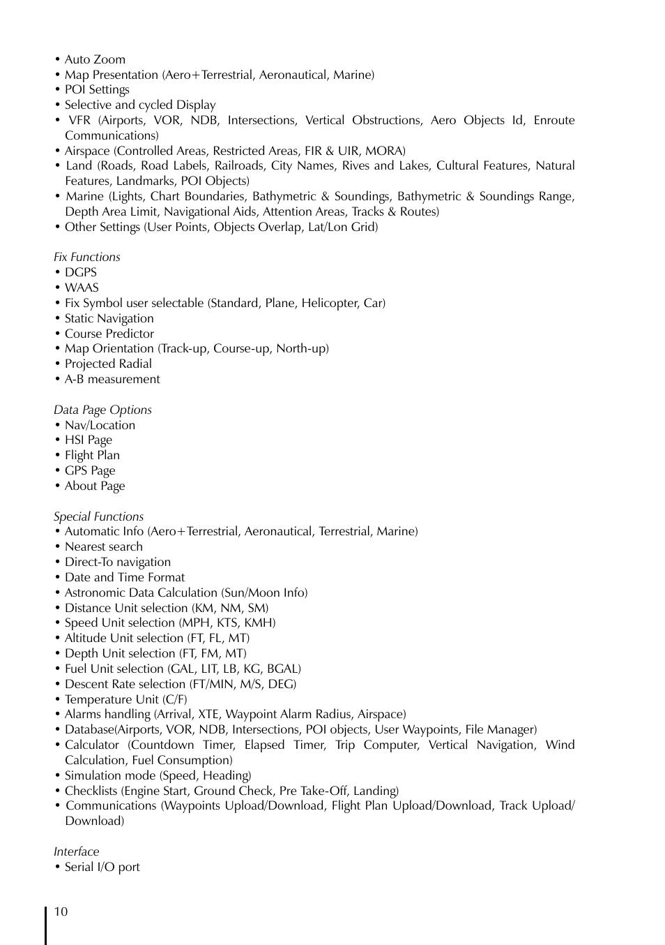 AvMap EKPIV series User Manual | Page 10 / 96