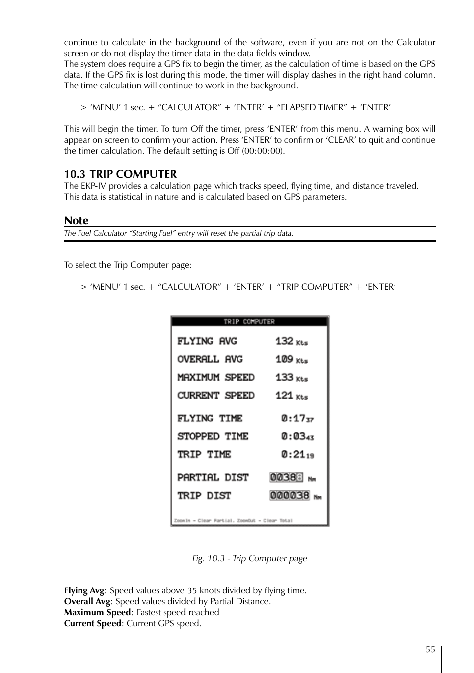 3 trip computer | AvMap EKPIV series User Manual | Page 55 / 96
