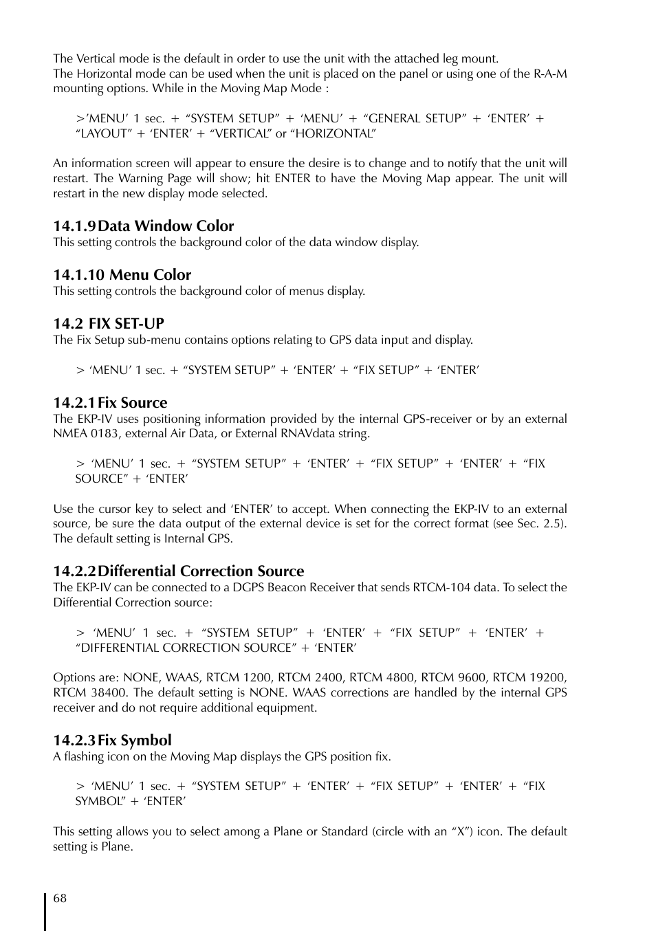 AvMap EKPIV series User Manual | Page 68 / 96