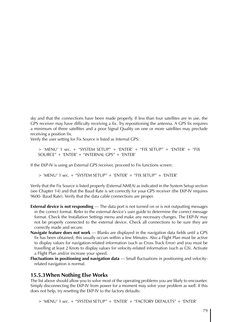 3 when nothing else works | AvMap EKPIV series User Manual | Page 79 / 96