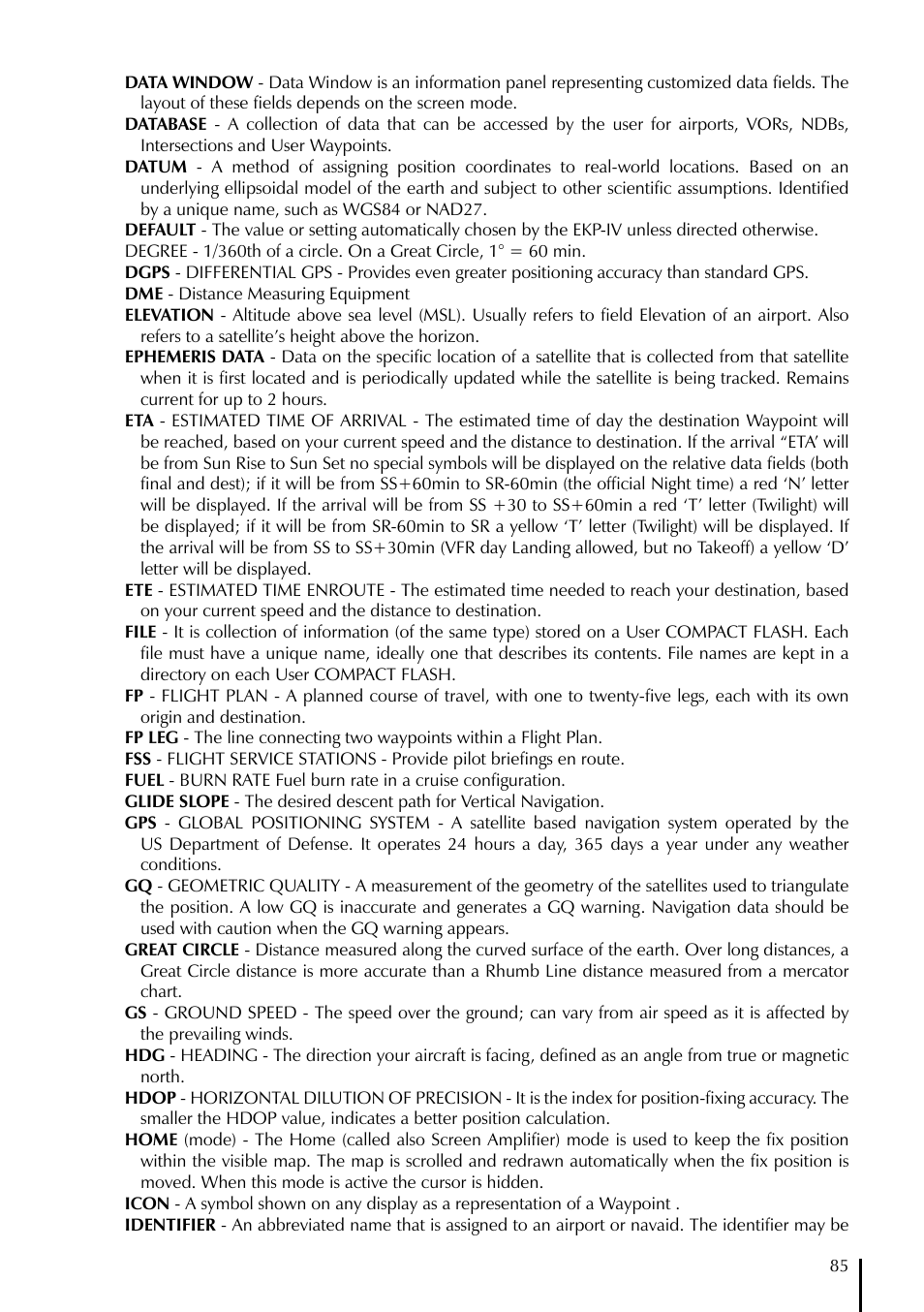 AvMap EKPIV series User Manual | Page 85 / 96