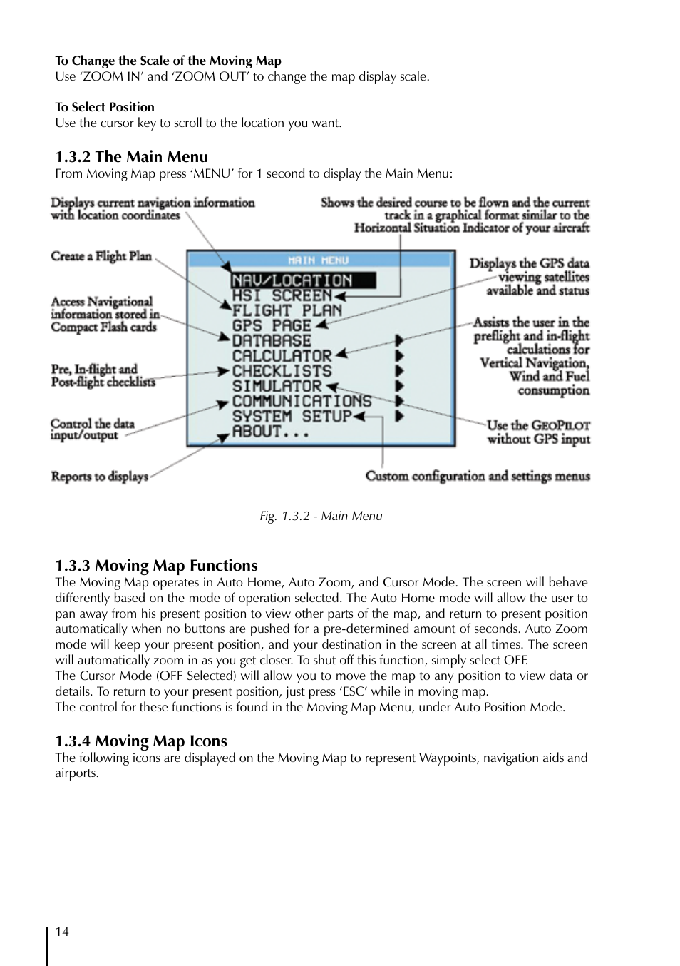 AvMap GeoPilot Plus User Manual | Page 14 / 93