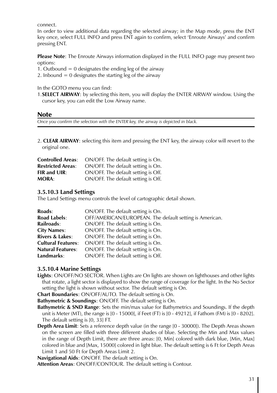 AvMap GeoPilot Plus User Manual | Page 31 / 93