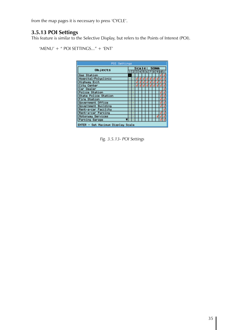 AvMap GeoPilot Plus User Manual | Page 35 / 93