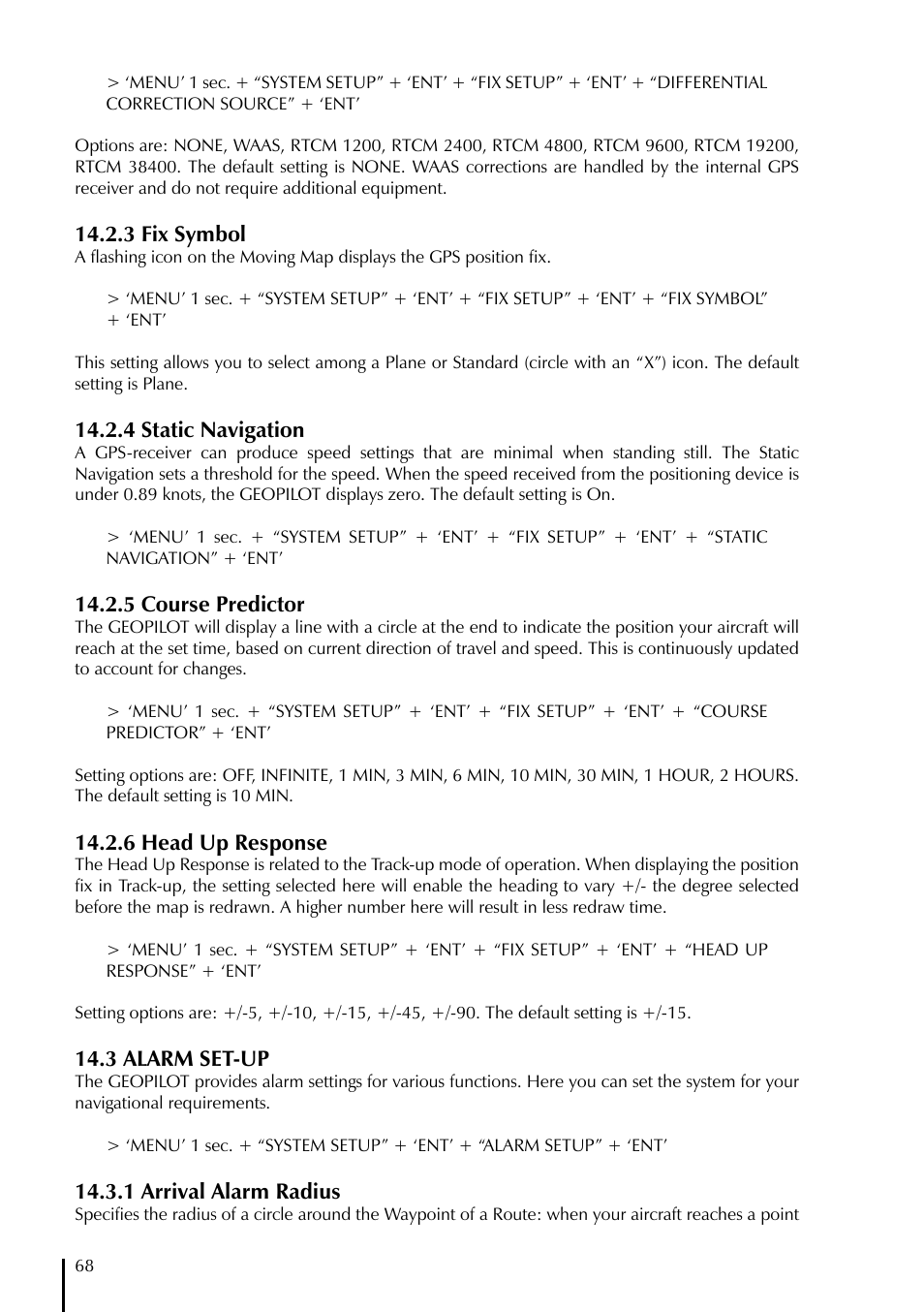 AvMap GeoPilot Plus User Manual | Page 68 / 93