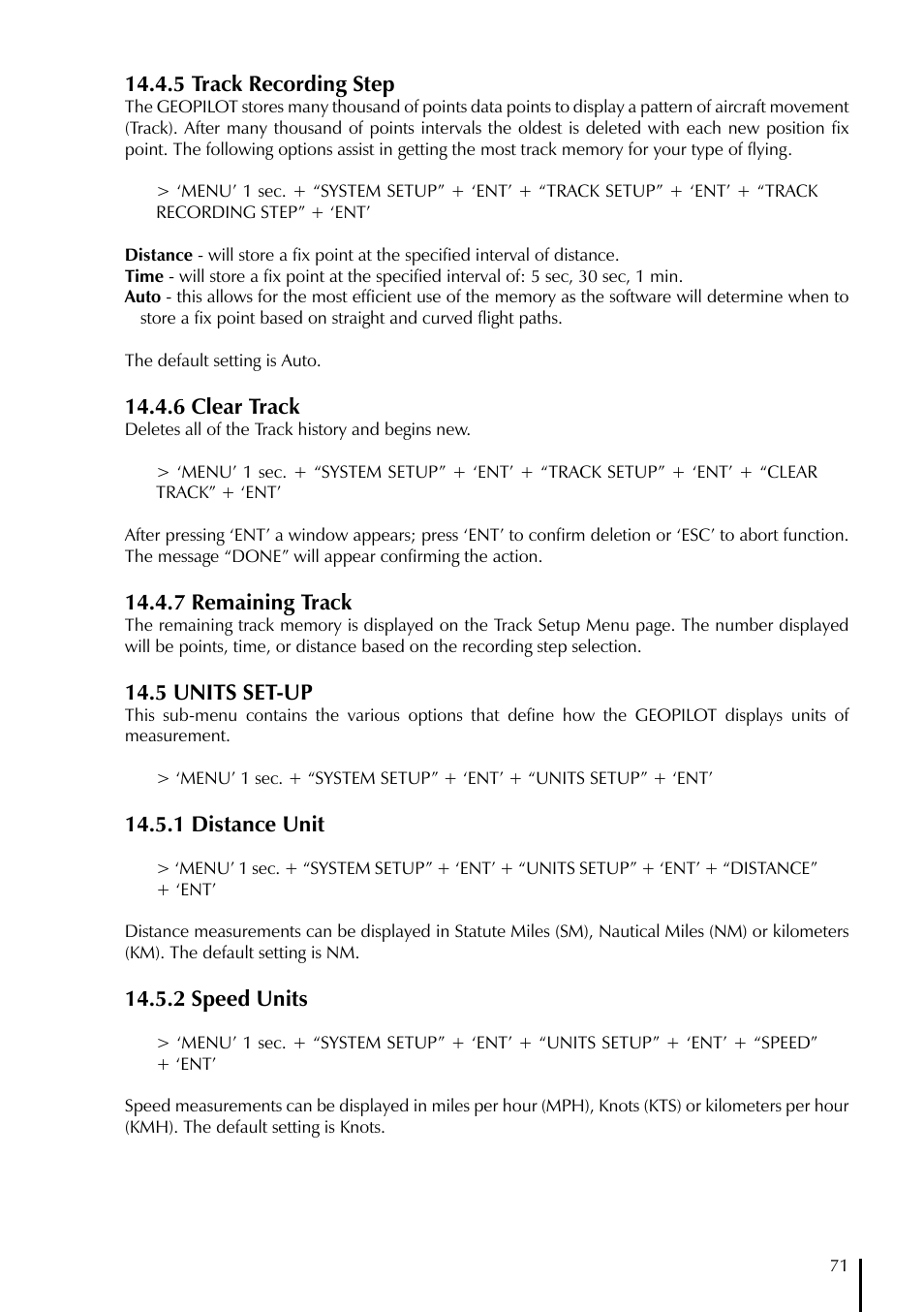 AvMap GeoPilot Plus User Manual | Page 71 / 93