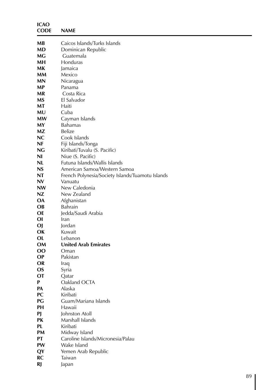 AvMap GeoPilot Plus User Manual | Page 89 / 93