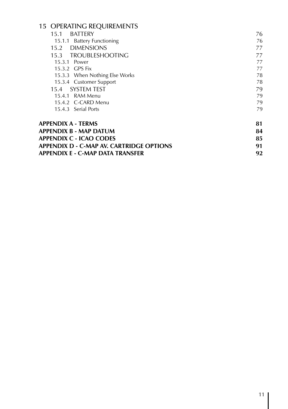 AvMap GeoPilot II Plus User Manual | Page 11 / 94
