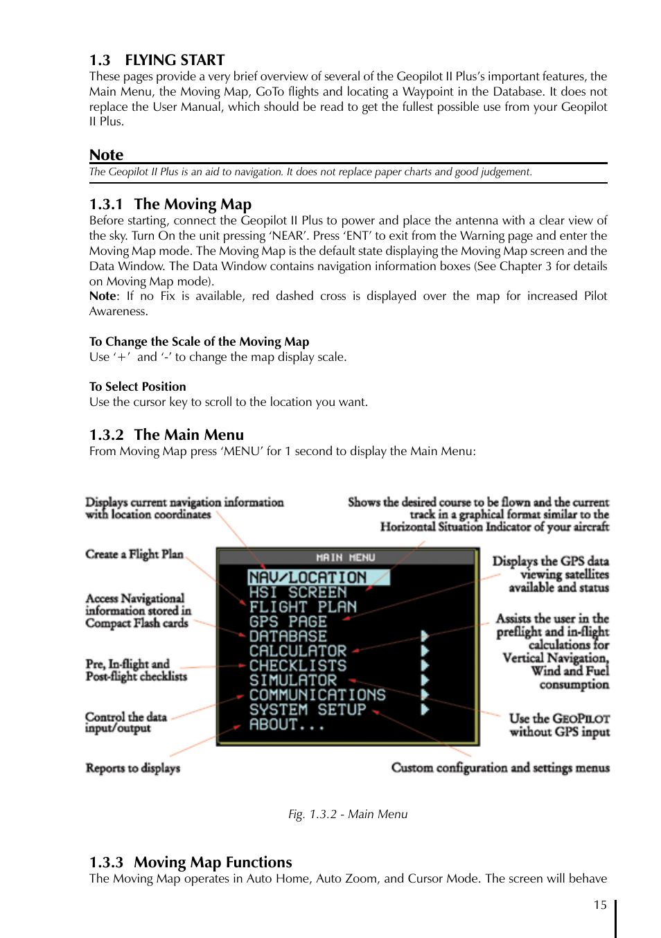 AvMap GeoPilot II Plus User Manual | Page 15 / 94