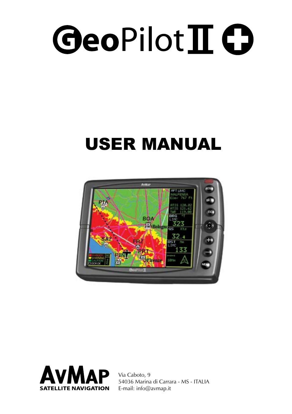 User manual | AvMap GeoPilot II Plus User Manual | Page 3 / 94