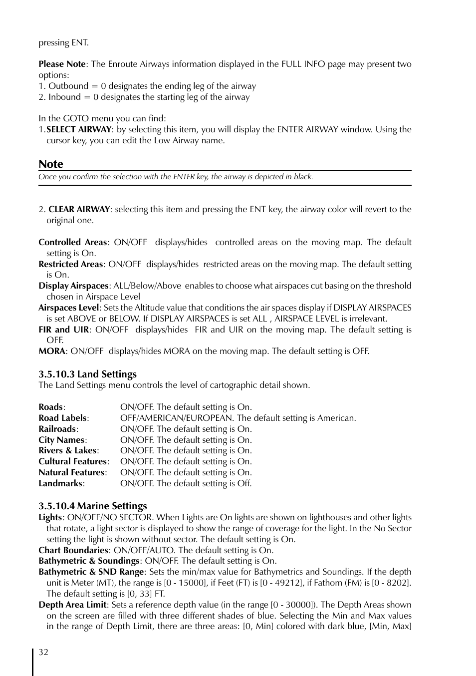 AvMap GeoPilot II Plus User Manual | Page 32 / 94