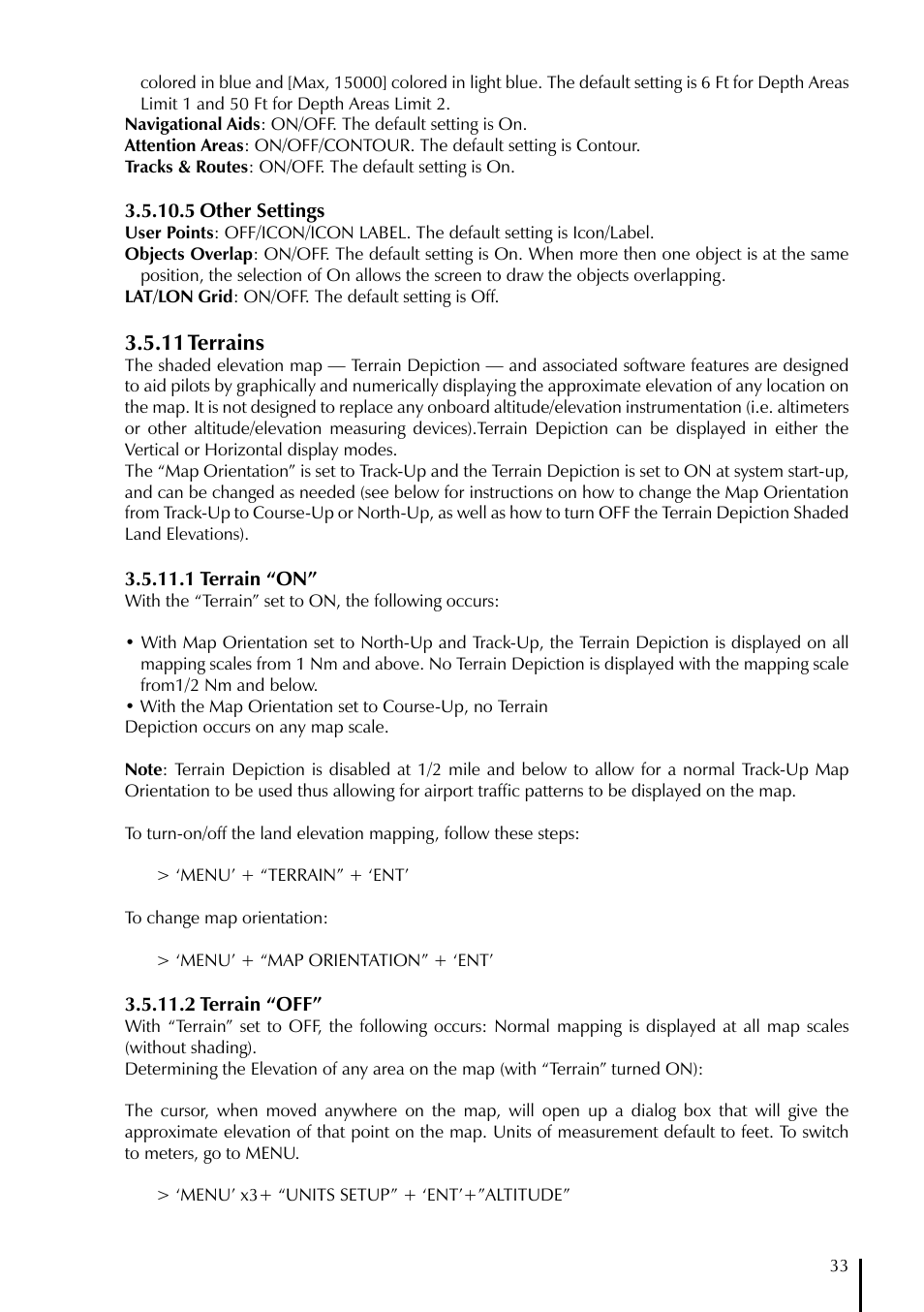 11 terrains | AvMap GeoPilot II Plus User Manual | Page 33 / 94
