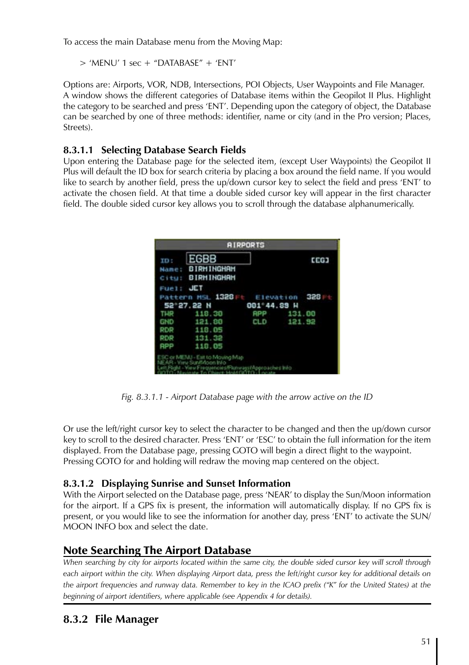 2 file manager | AvMap GeoPilot II Plus User Manual | Page 51 / 94