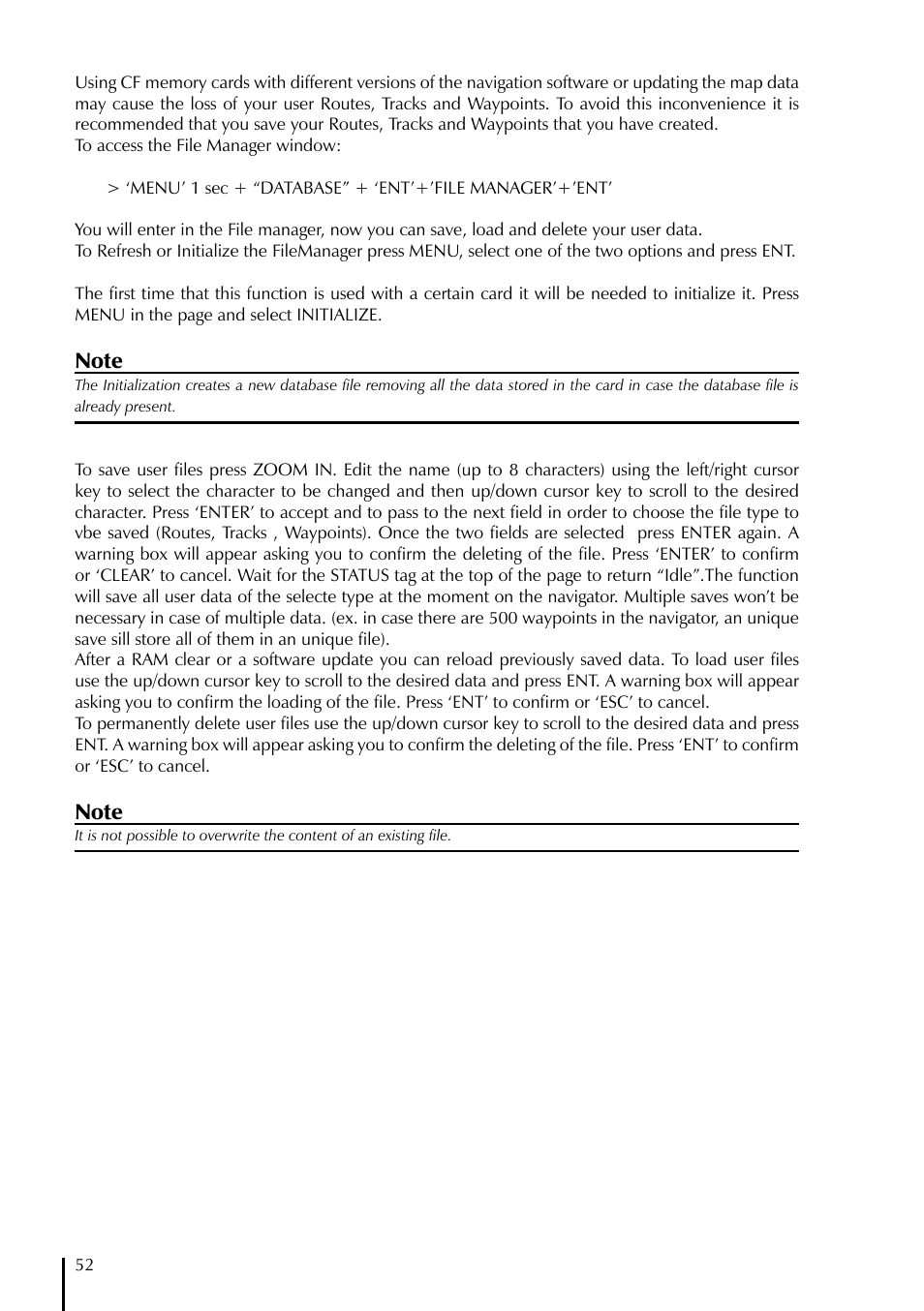 AvMap GeoPilot II Plus User Manual | Page 52 / 94