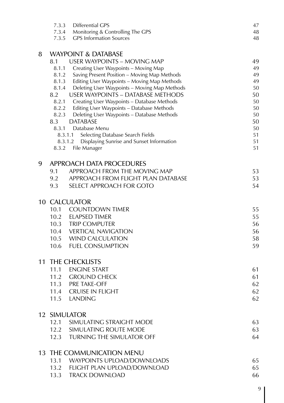 AvMap GeoPilot II Plus User Manual | Page 9 / 94