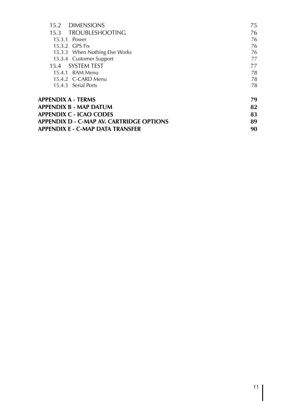AvMap GeoPilot II User Manual | Page 11 / 92