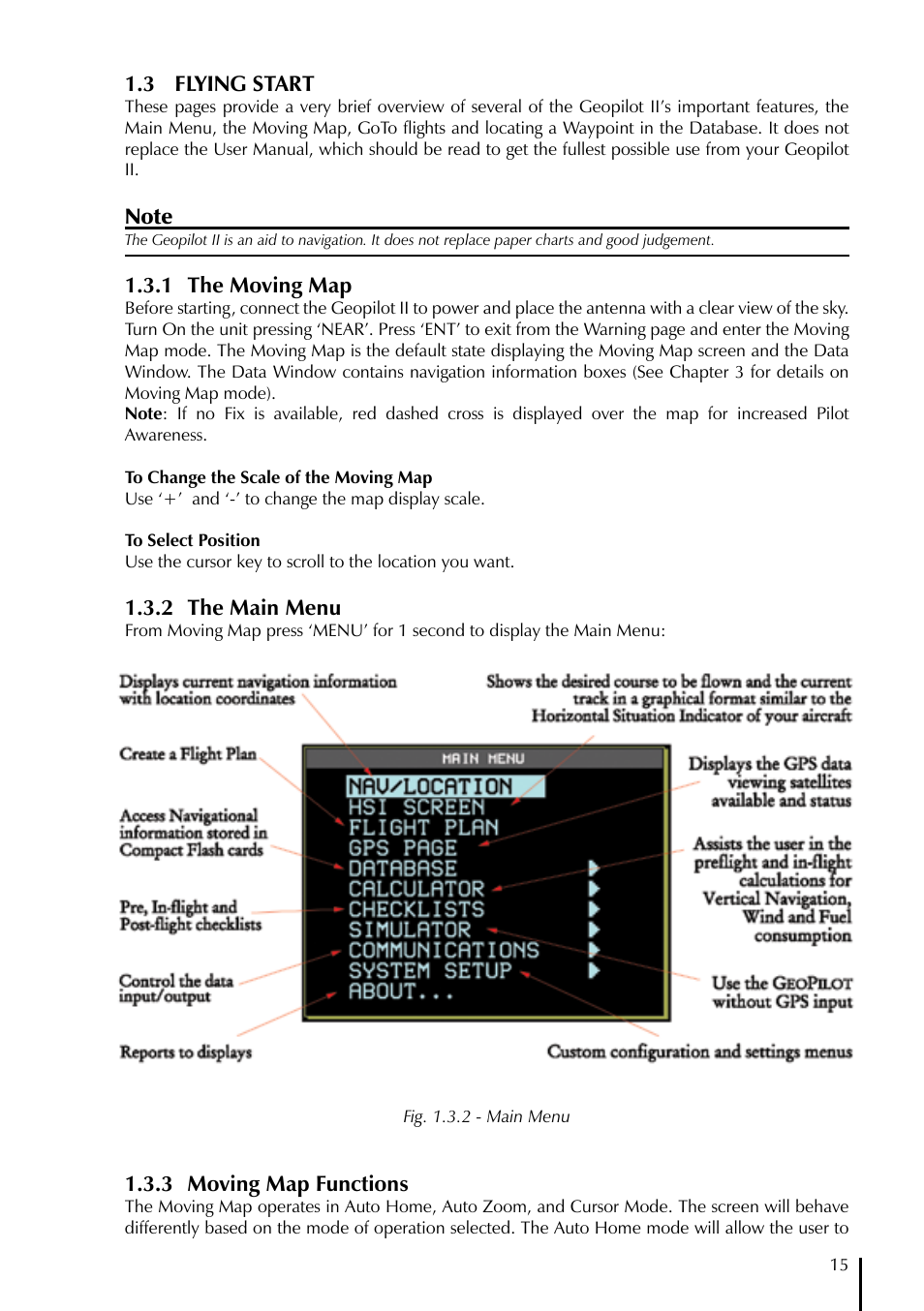 AvMap GeoPilot II User Manual | Page 15 / 92