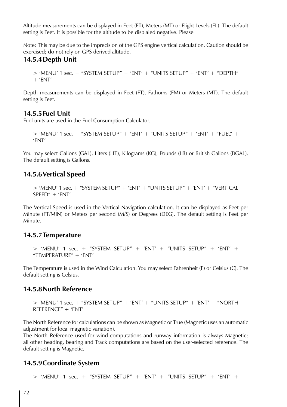 AvMap GeoPilot II User Manual | Page 72 / 92