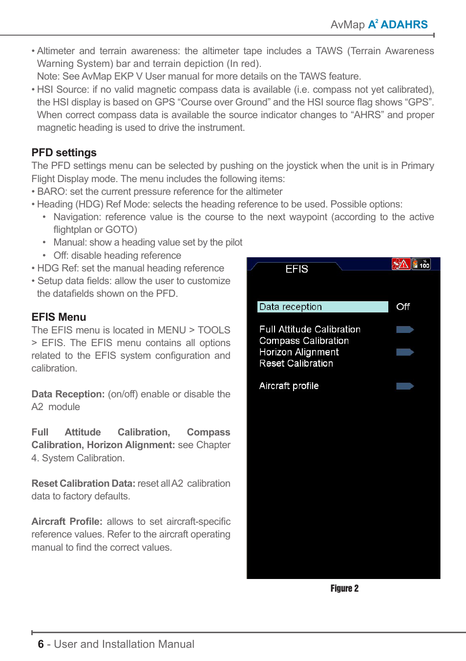 AvMap A2 ADAHRS User Manual | Page 6 / 16