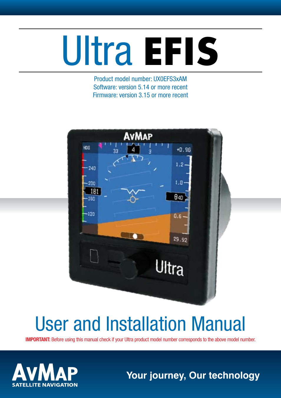 AvMap ULTRA UX0EFS3XAM User Manual | 24 pages