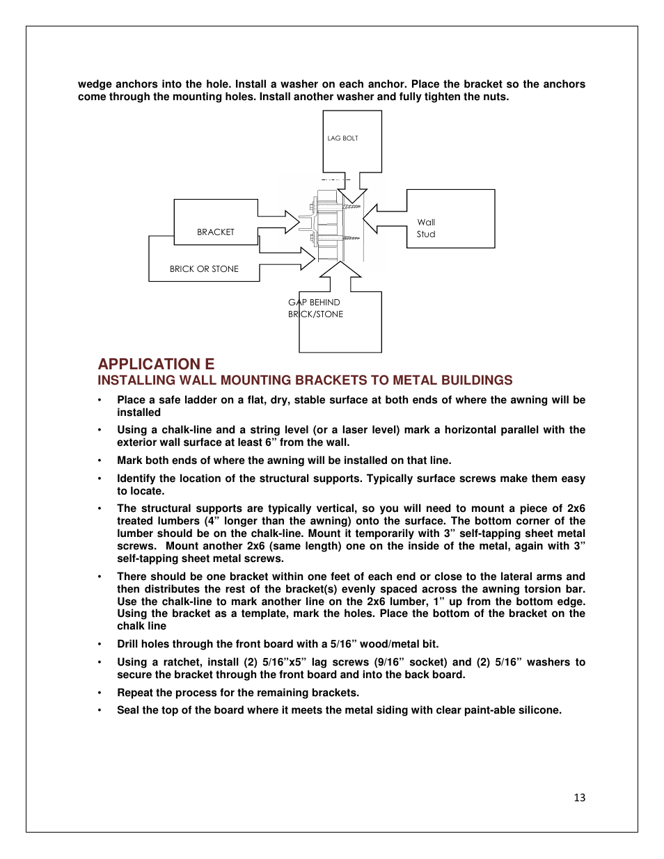 Application e | Awntech DESTIN User Manual | Page 13 / 35