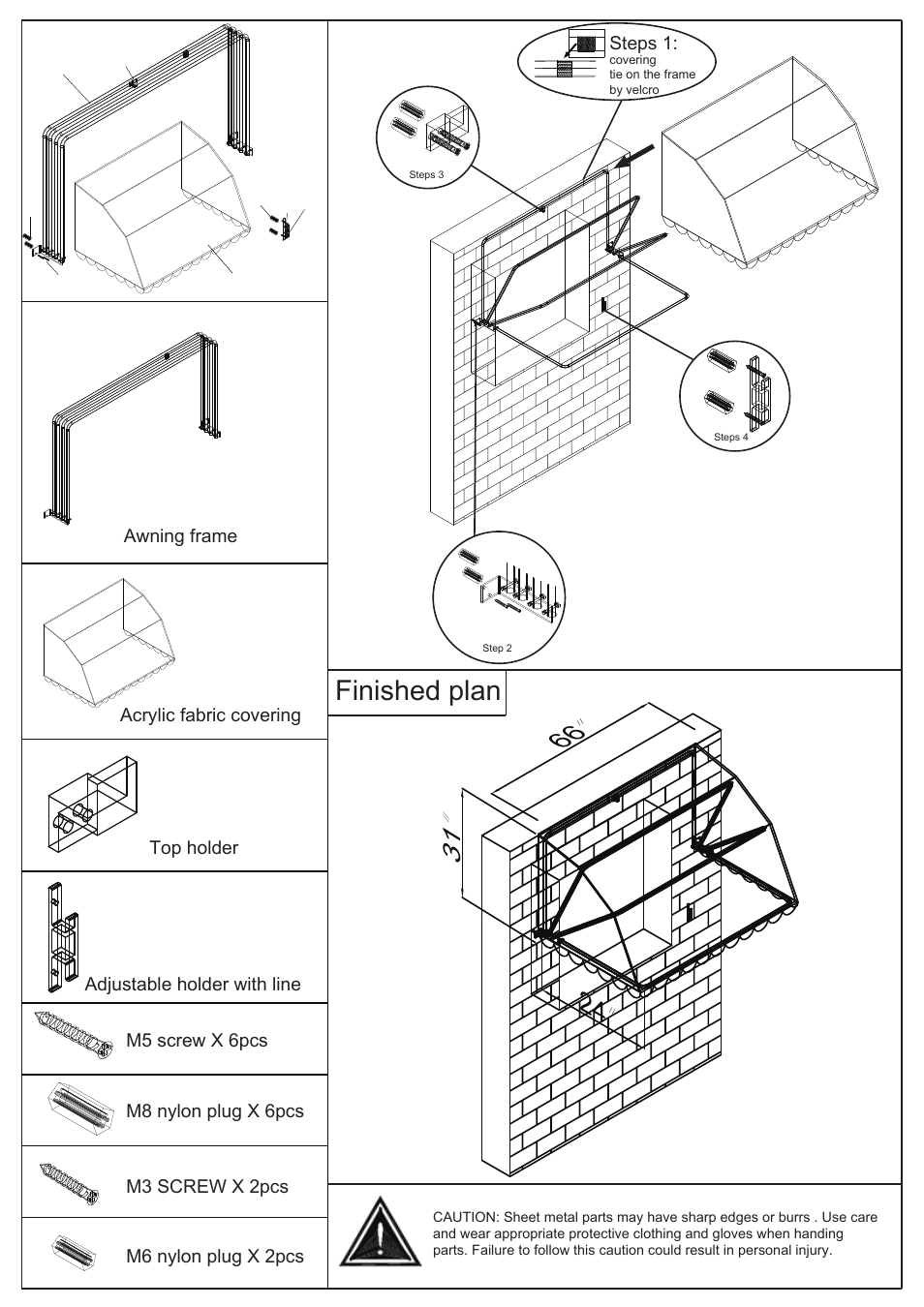 Awntech Vermont User Manual | 1 page
