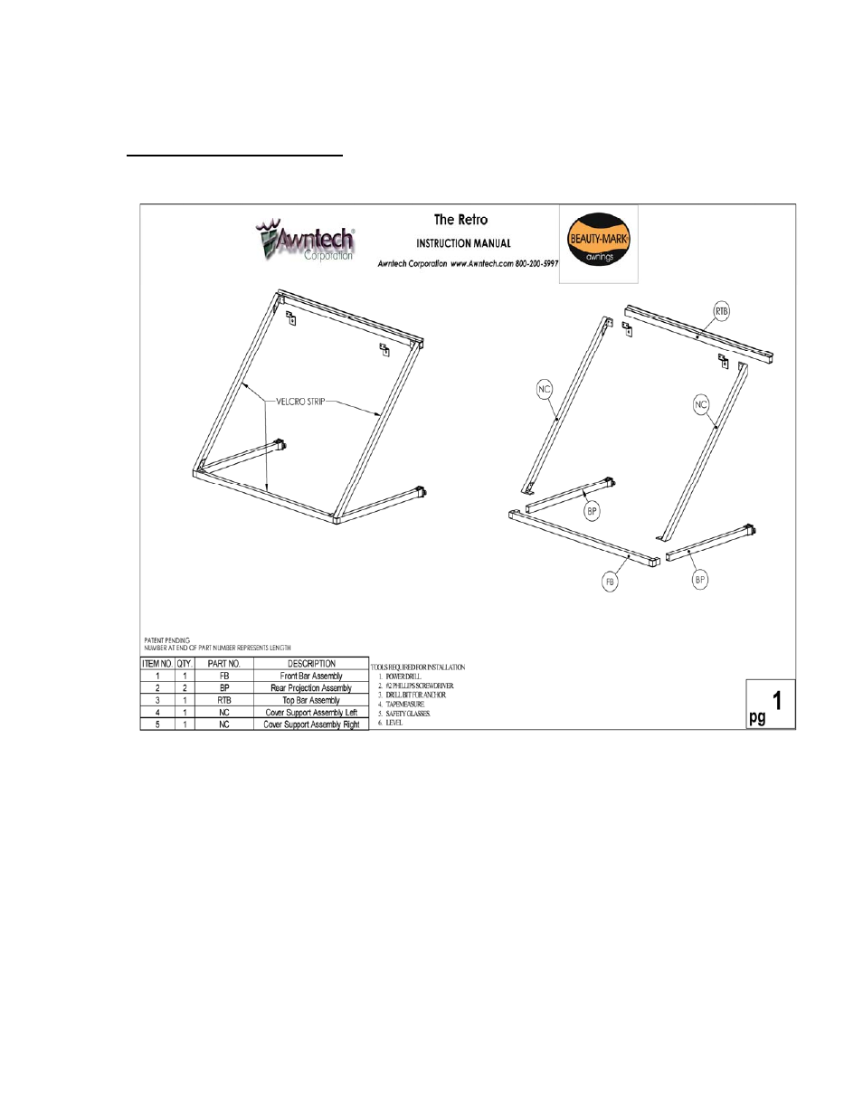 Awntech DallasRetro CR33-NV User Manual | Page 6 / 9