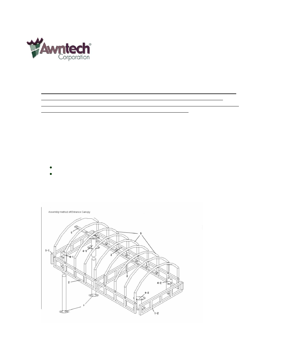 Awntech Baltimore User Manual | 5 pages