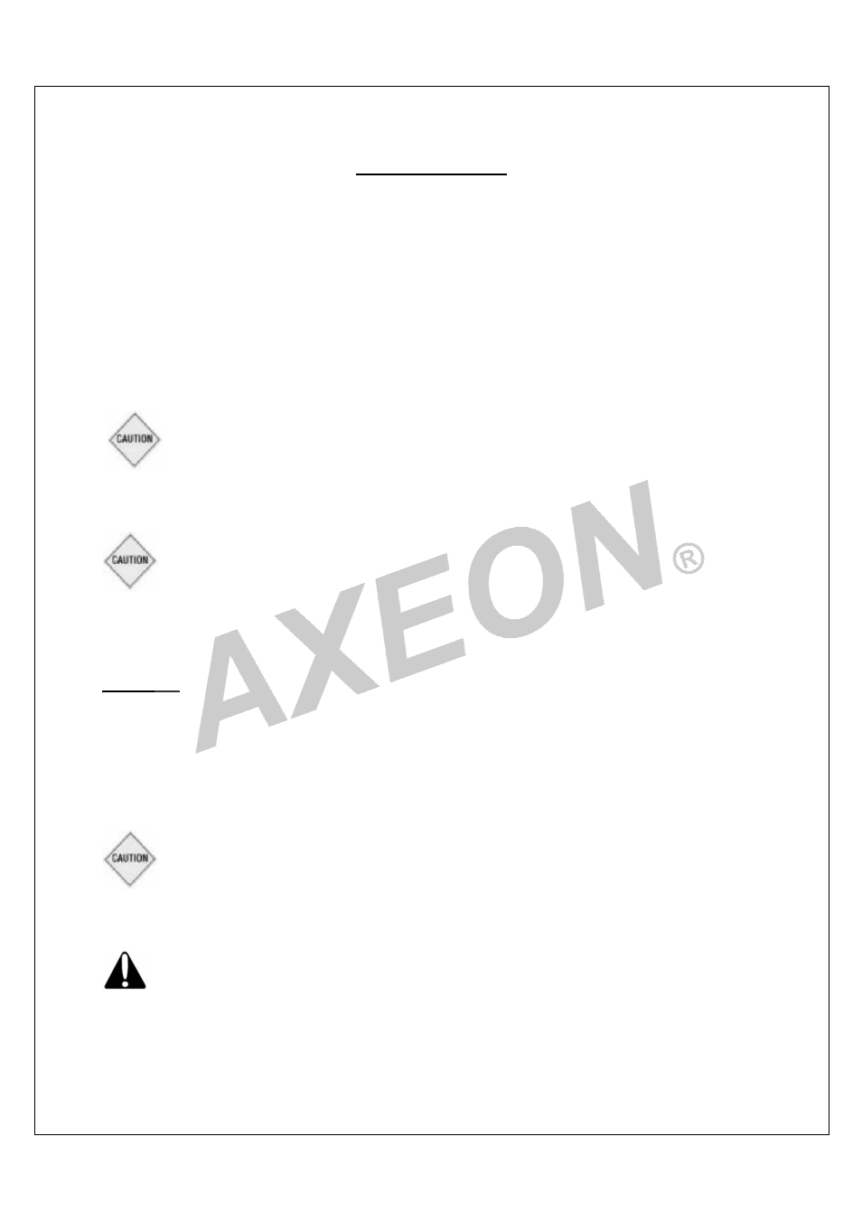 AXEON AT-Series User Manual | Page 4 / 45