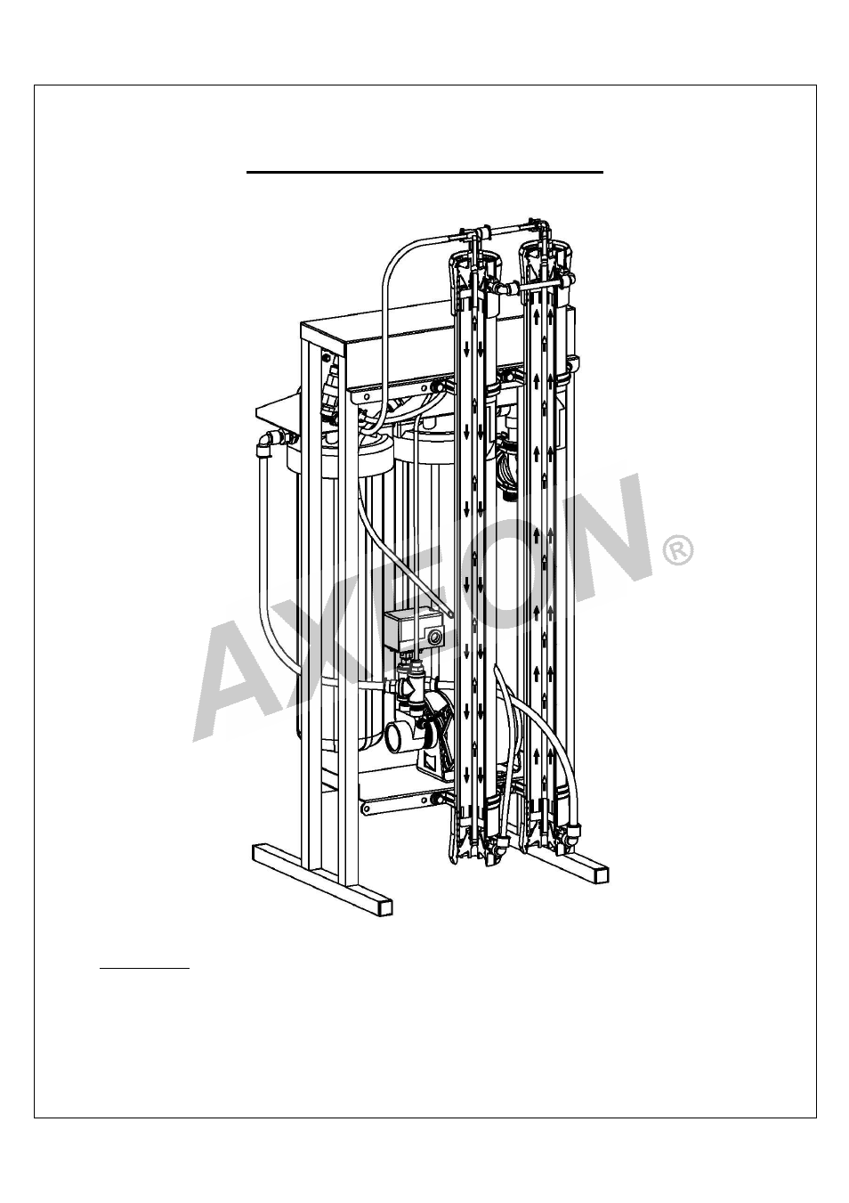 Bt-1500 membrane flow diagram | AXEON BT-Series User Manual | Page 17 / 48