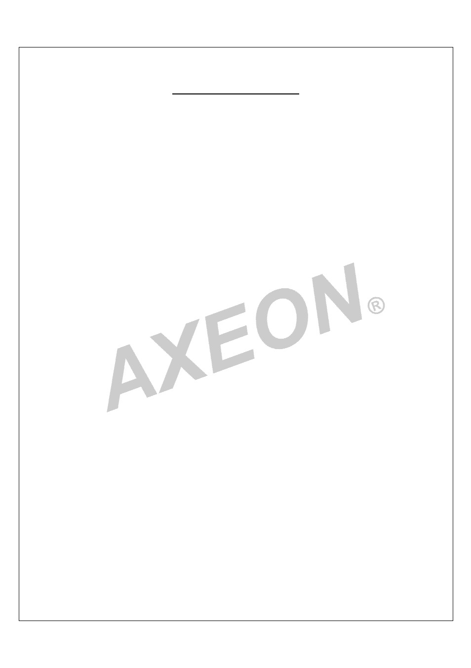 AXEON BT-Series User Manual | Page 40 / 48