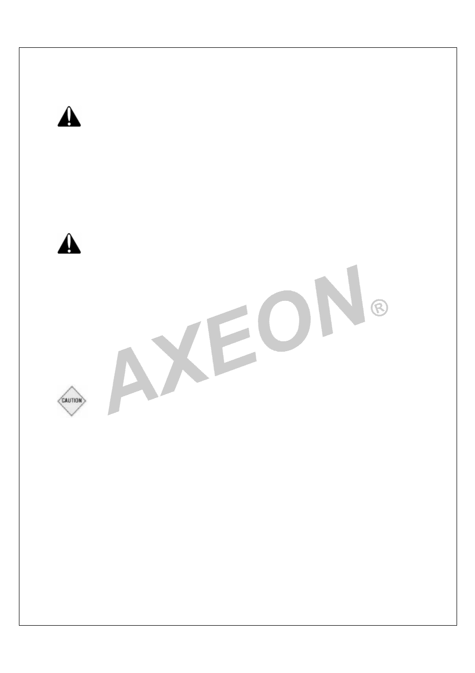 AXEON BT-Series User Manual | Page 7 / 48