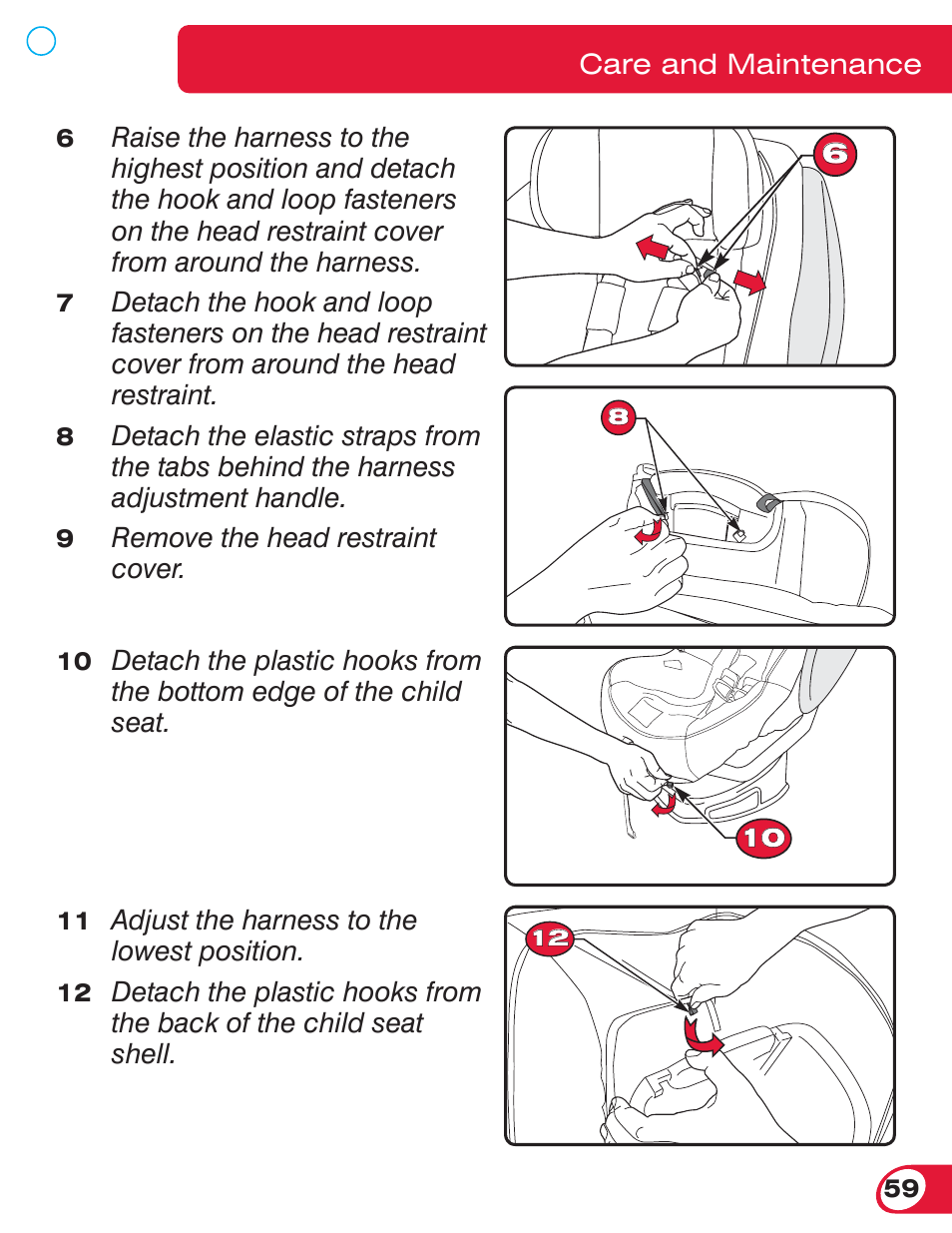 Britax ADVOCATE 70 CS User Manual | Page 61 / 72