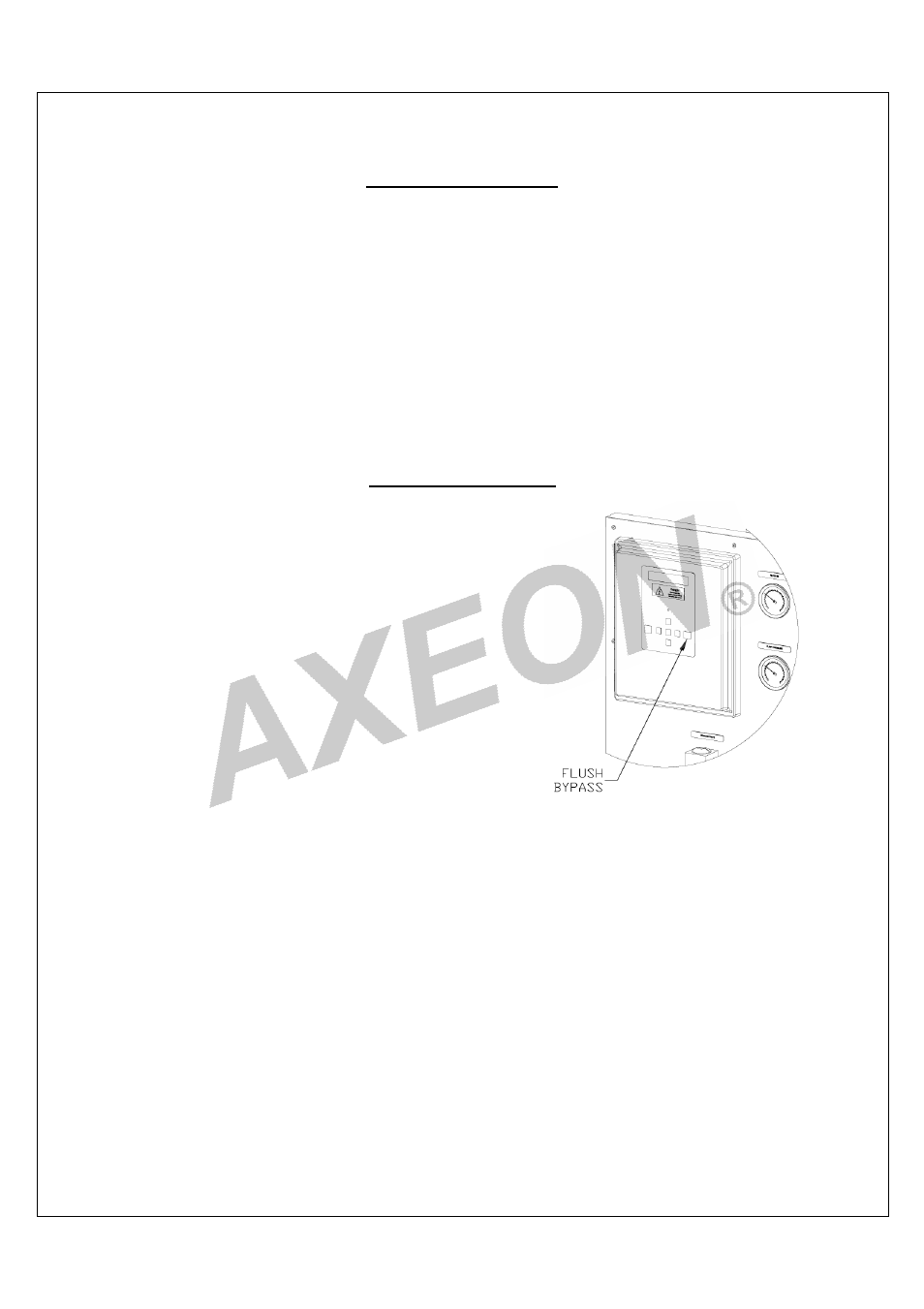 System purging, Initial start-up | AXEON R2-Series User Manual | Page 18 / 57