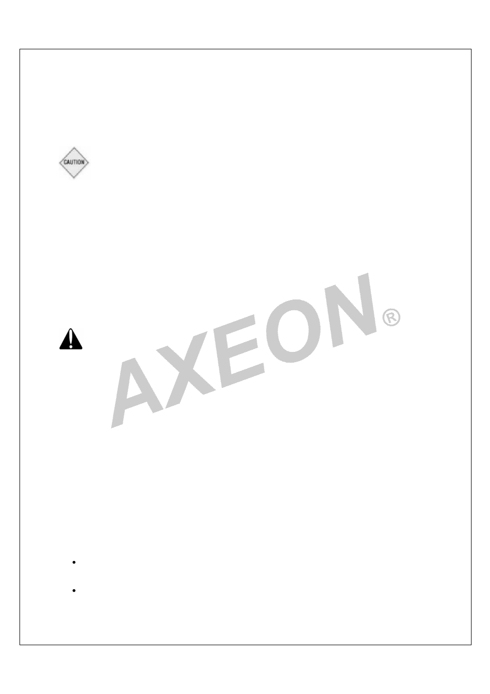 Electrical, Pre-filtration, Pump | AXEON R2-Series User Manual | Page 7 / 57