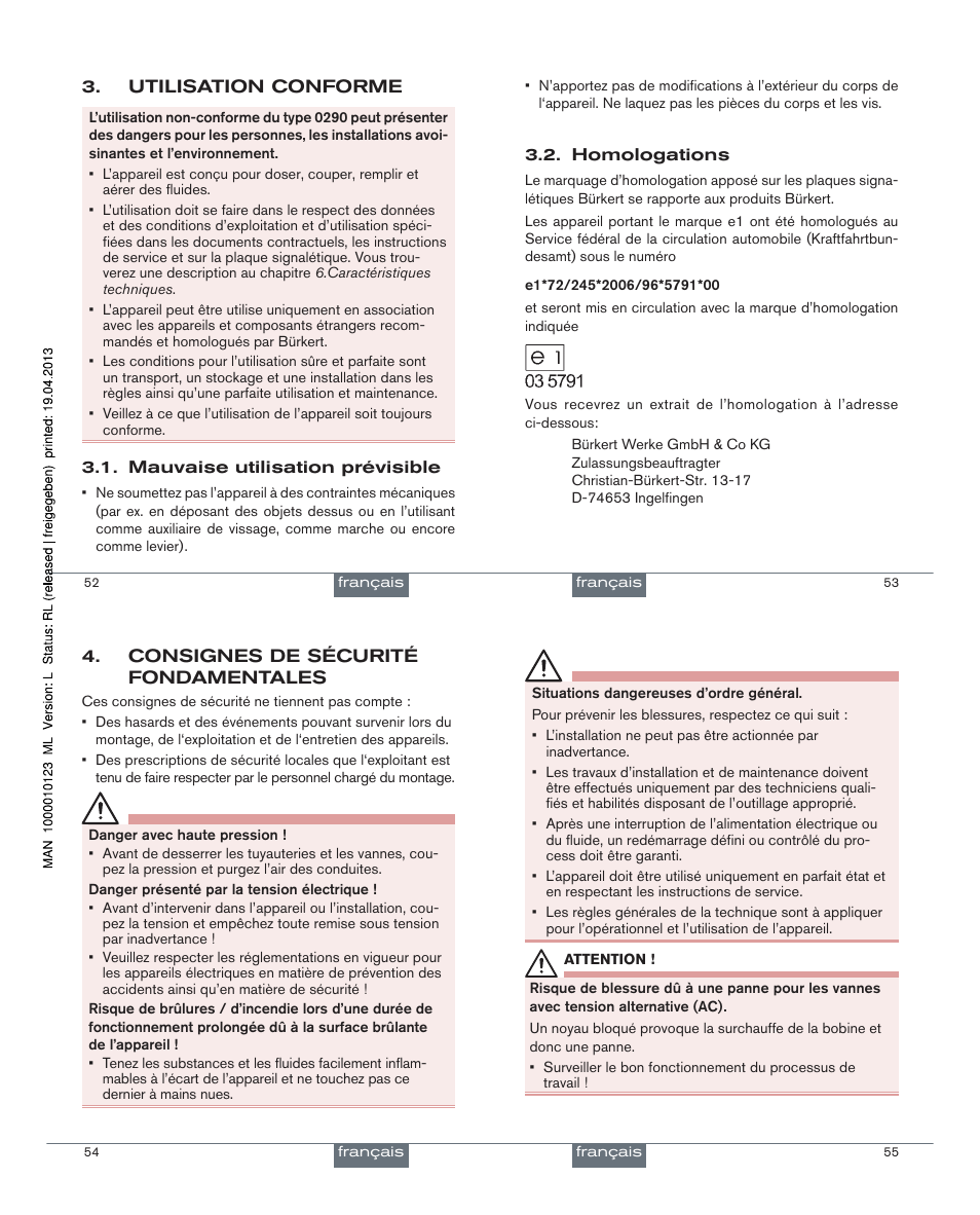 AXEON Burkert-Series User Manual | Page 16 / 21