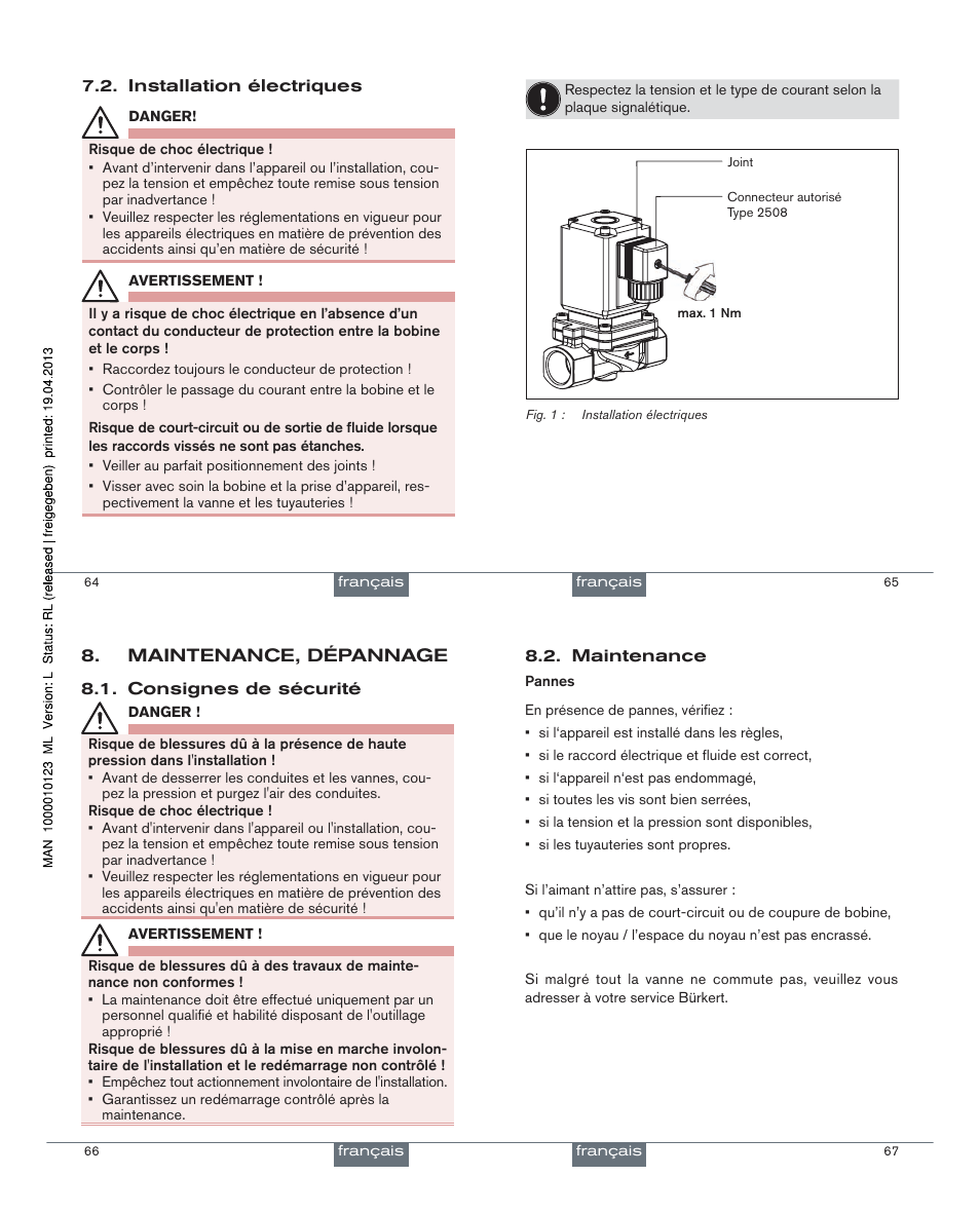 AXEON Burkert-Series User Manual | Page 19 / 21