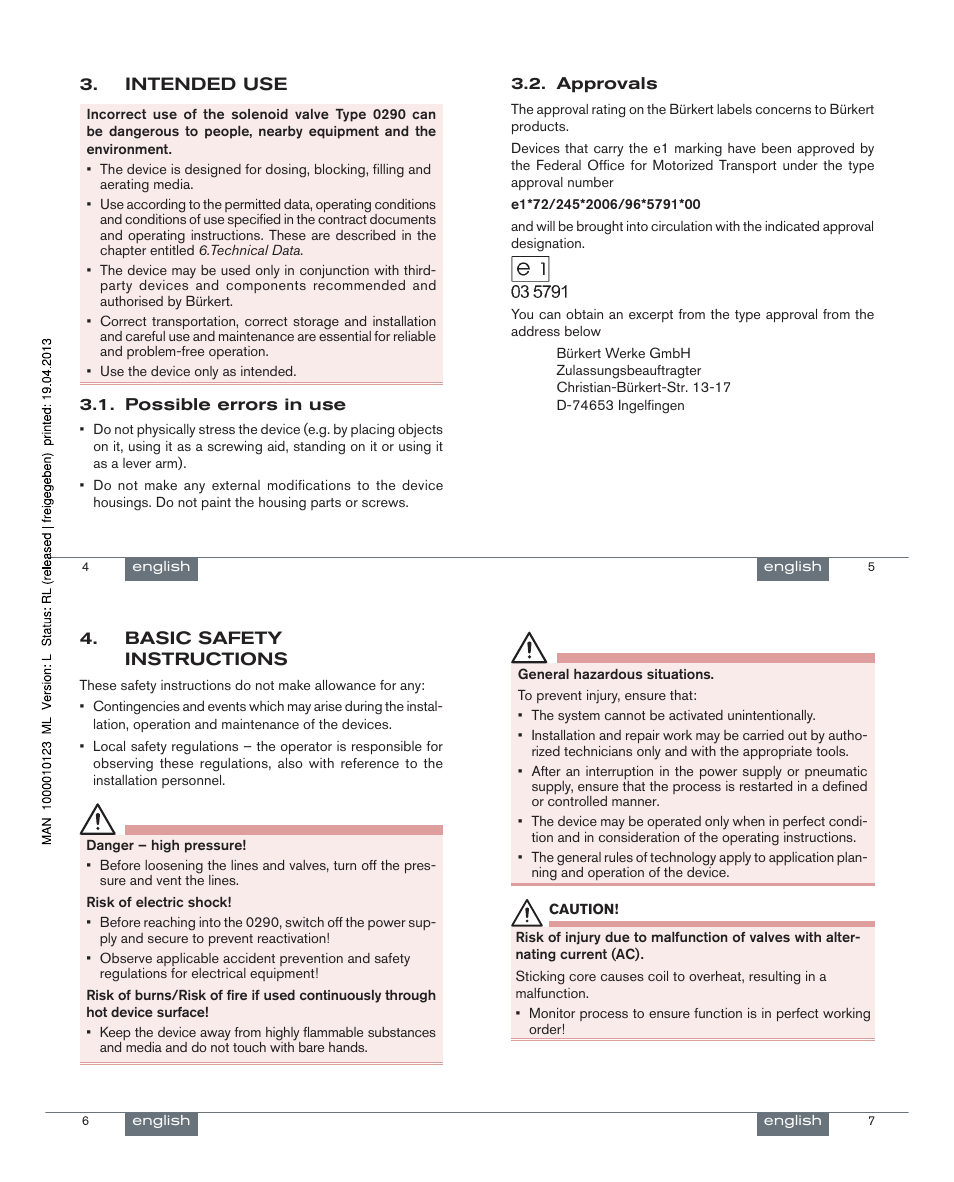 AXEON Burkert-Series User Manual | Page 2 / 21
