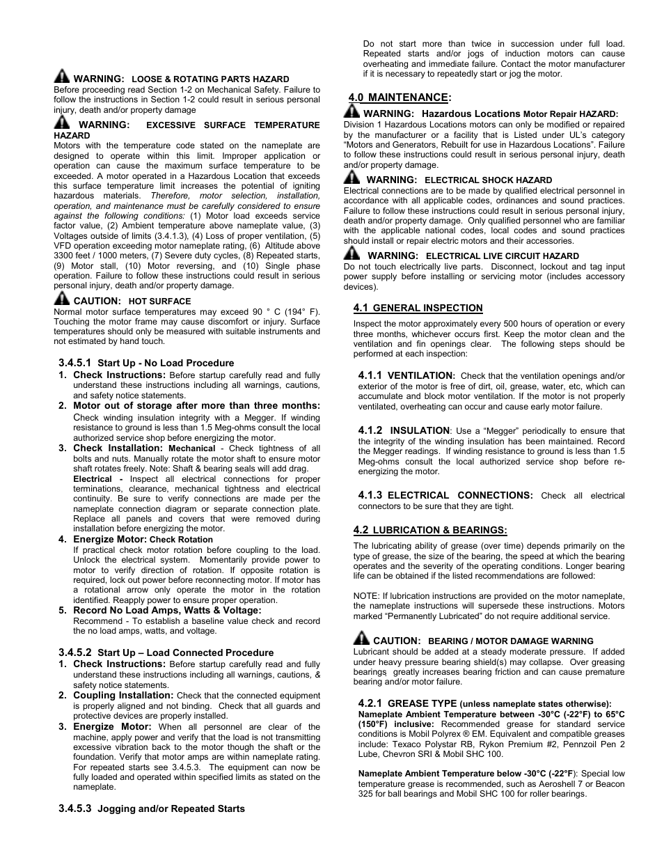 AXEON Marathon Motor User Manual | Page 10 / 15