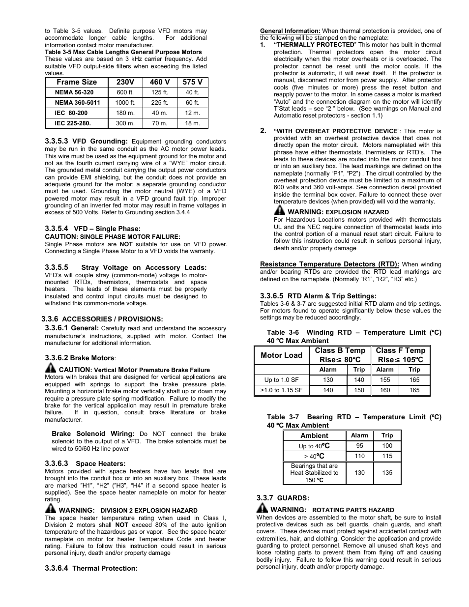 AXEON Marathon Motor User Manual | Page 8 / 15