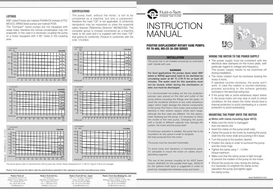 AXEON Fluid-O-Tech User Manual | 2 pages